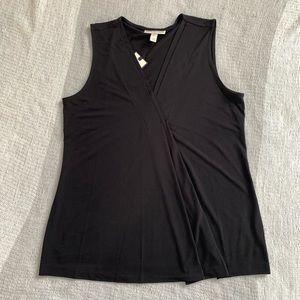 Silky Black Tank